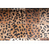 Leopard Pattern 5X8 Cow skin leather Cowhide Rug Carpet