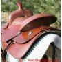 New 16 17 Brown Trail Leather Western Horse Saddle
