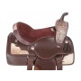 Western Synthetic DuraLeather/Hair on Hide Horse Saddle 14