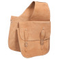 Big Rough Out Cowboy Style Suede Saddle Bags