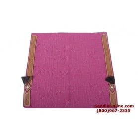 Premium Hot Pink Tassel Wool Show Horse Saddle Blanket